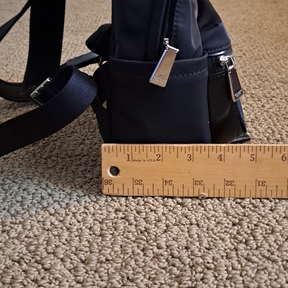 Kate Spade Black Nylon Mini Backpack Silver Hardware main image 6